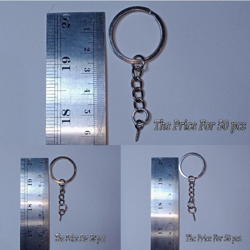Jual Sekrup ring 10-14-17 plus ring gantungan kunci gepeng rantai tebal ...