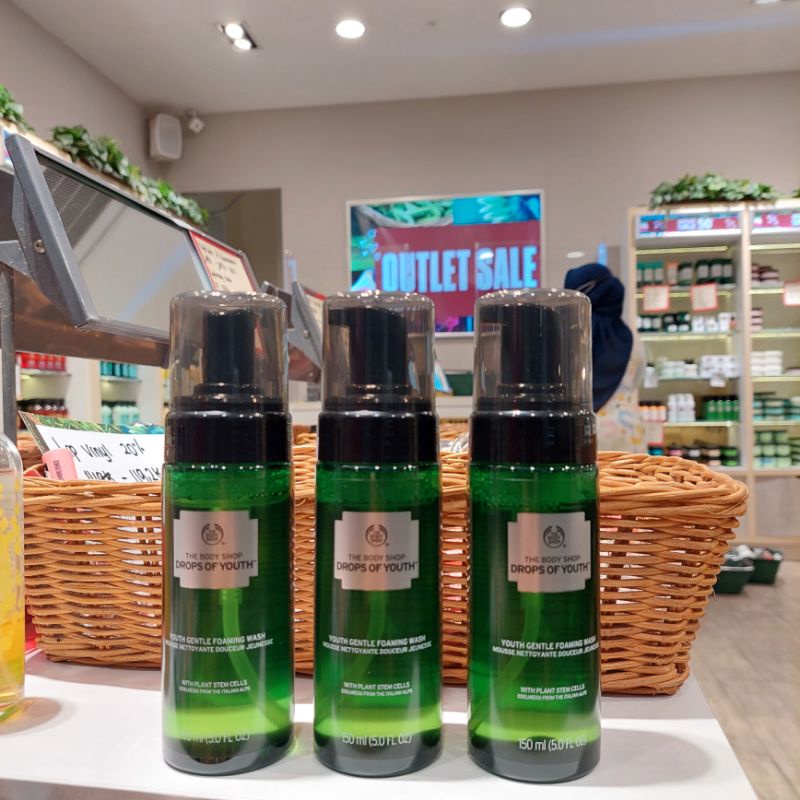 Jual The Body Shop Drops Of Youth Gentle Foaming Face wash Promo