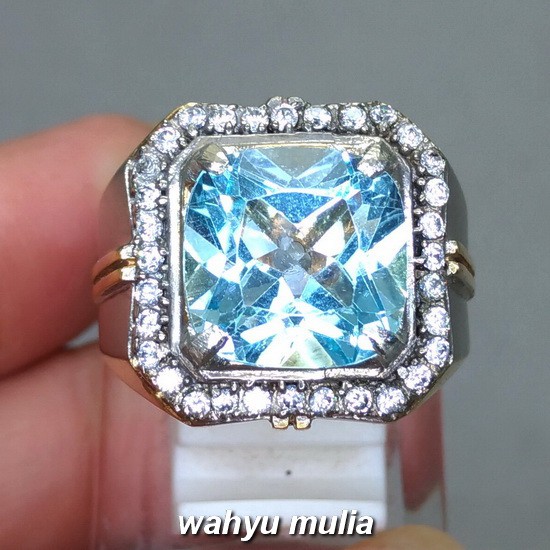 Jual Batu Cincin Blue Topaz Swiss Kotak Asli Kode 1622 Shopee Indonesia 7144