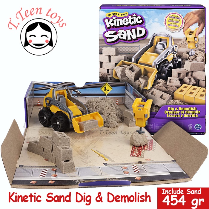 Kinetic Sand Dig & Demolish Truck Playset