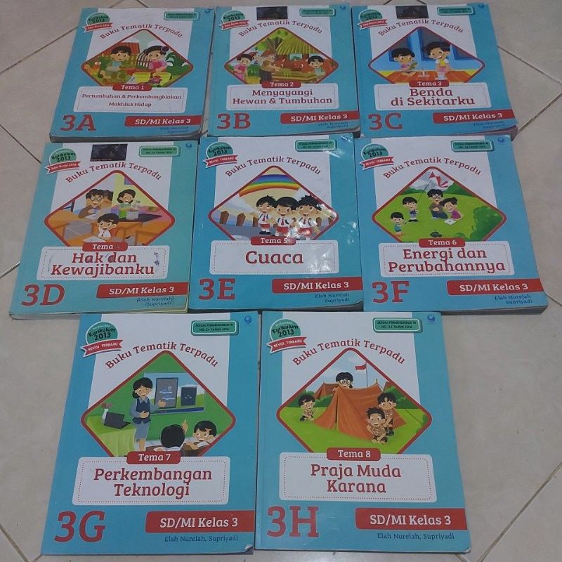 Jual Buku Tematik Terpadu Kelas 3 SD | Shopee Indonesia