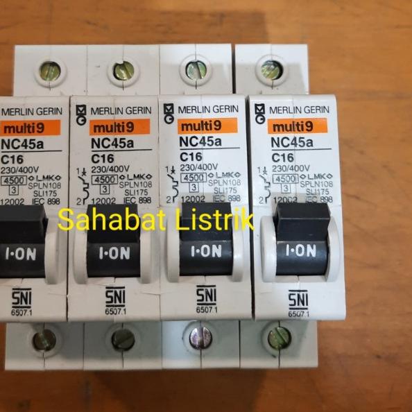 Jual Mcb Merlin Gerin Nc45a 1P 6A 10A 16A 20A Harga Murah | Shopee ...