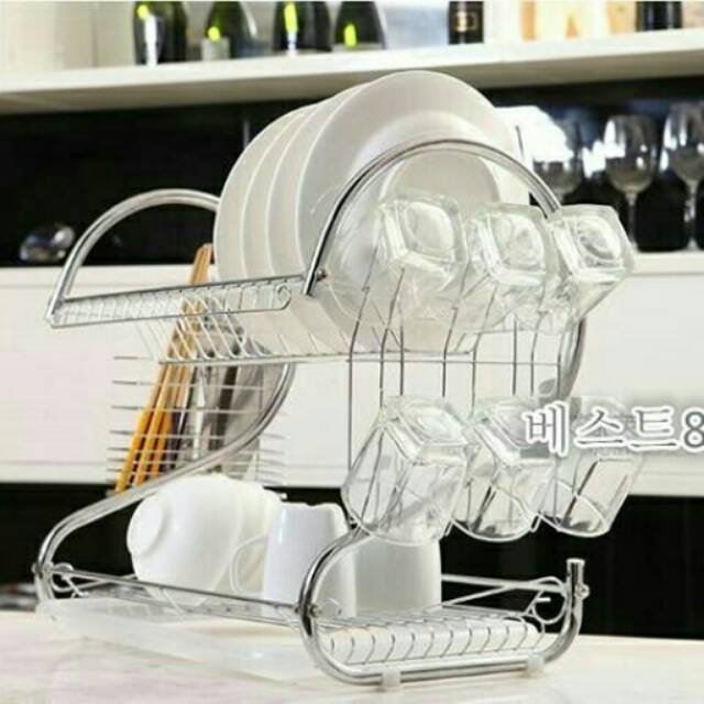 Jual Rak Piring Stainless steel | Shopee Indonesia
