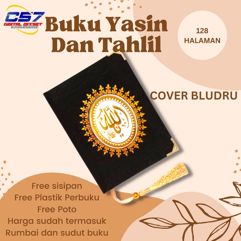 Jual Yasin Dan Tahlil 128 Hardcover Bludru Murah Shopee Indonesia