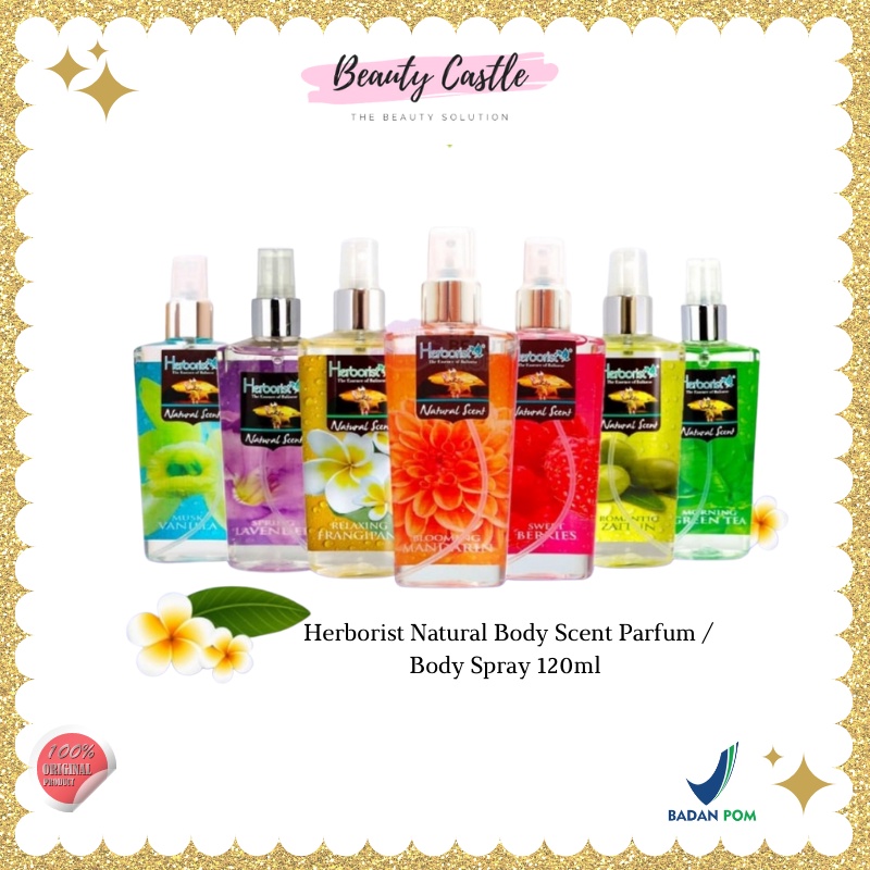 Jual Herborist Natural Body Scent Parfum 120ml Shopee Indonesia