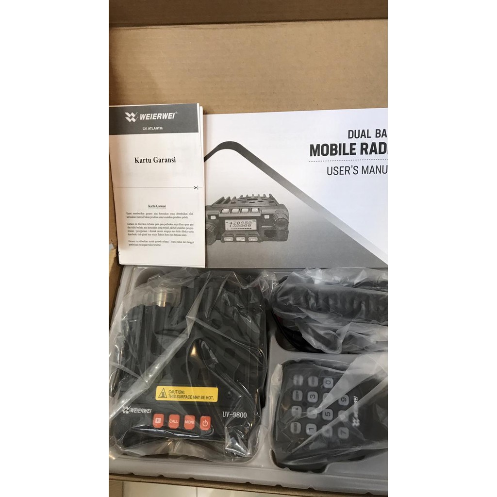 Jual RIG MINI WEIERWEI UV-9800 DUAL BAND RADIO VHF DAN UHF | Shopee ...
