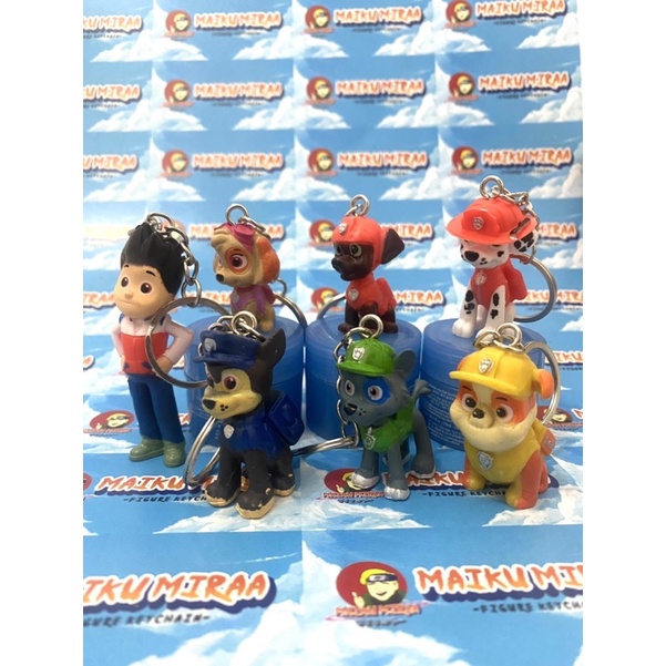 Jual Figure Keychain / Gantungan Kunci Paw Patrol A Ryder Marshal chase ...