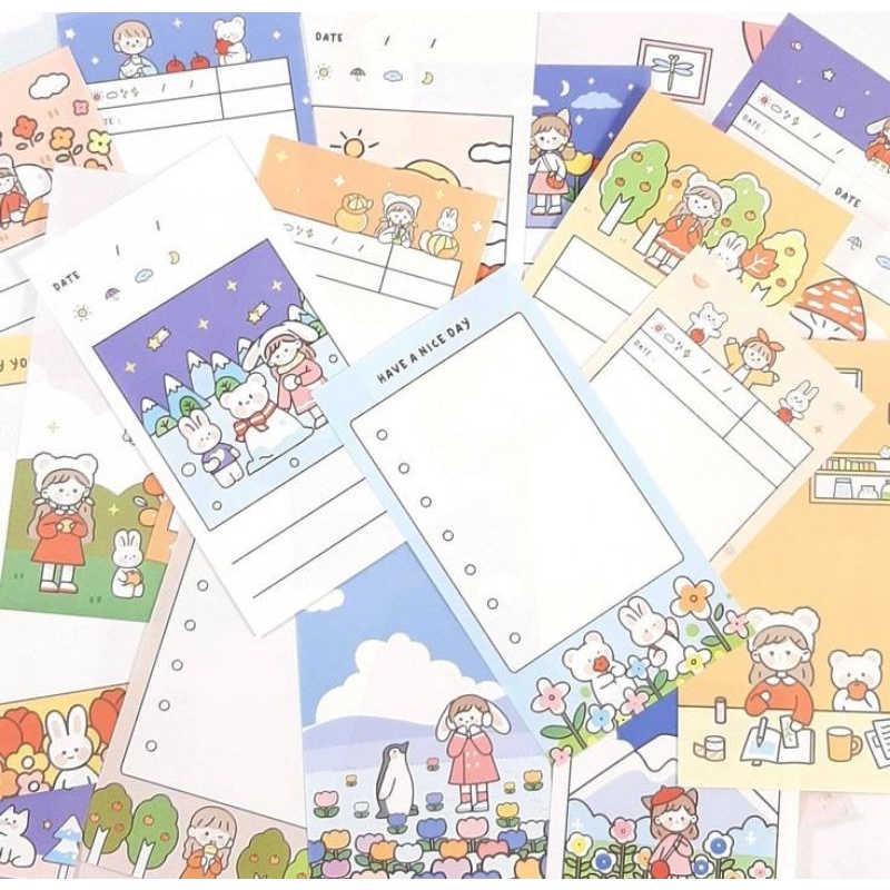 Jual Memopad/Notepad Kit Random Cute (Tanpa lem) | Shopee Indonesia