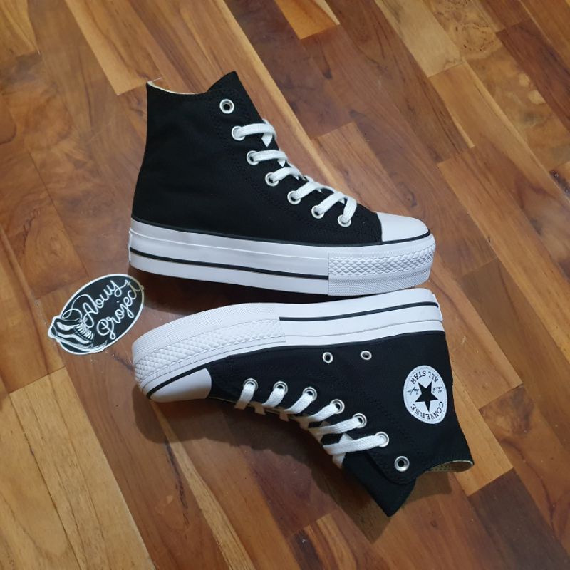 Converse innerliner chuck taylor plateforme noir