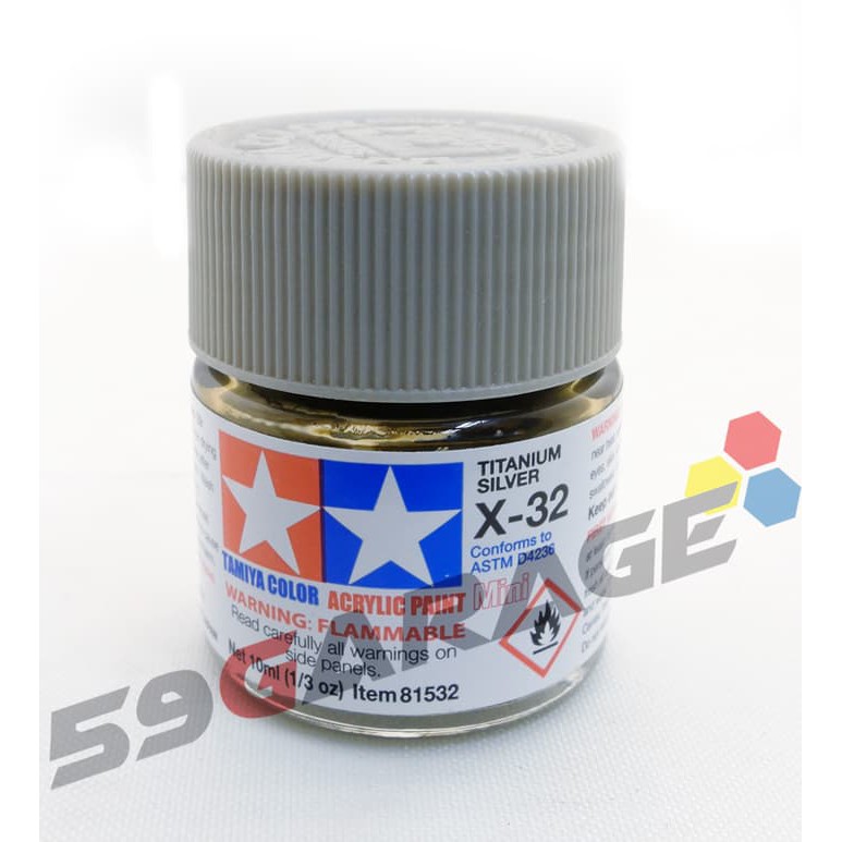 Tamiya 81032 X-32 Titanium Silber glänzend 23ml – Rennzentrum