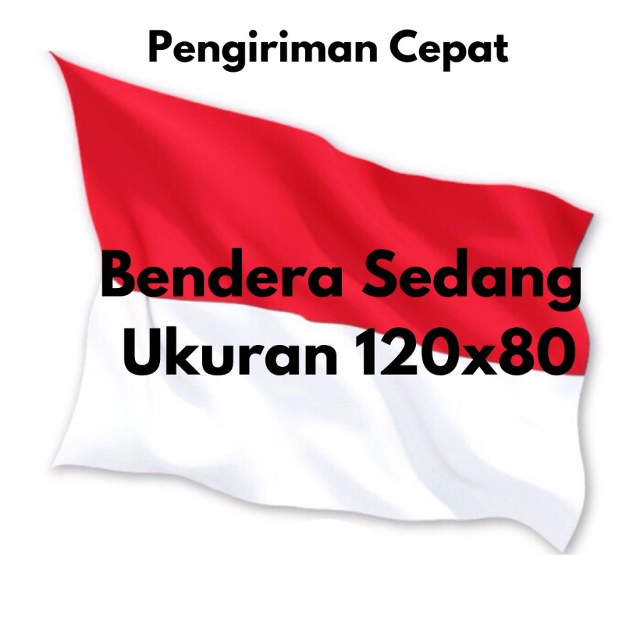 Jual BENDERA PUSAKA MERAH PUTIH Bahan Mikro Ukuran 120x80 | Shopee ...