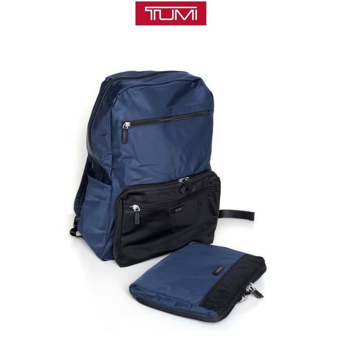 Jual korinabzind007 T U M I Packable Backpack Navy Black Murah