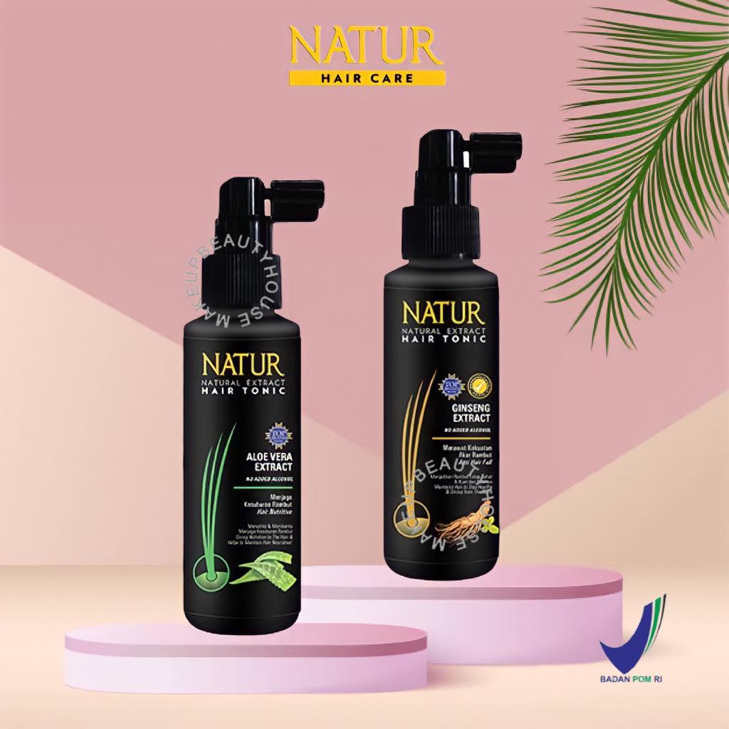 Jual NATUR Hair Natural Extract Hair Tonic Aloe Vera Extract Ginseng