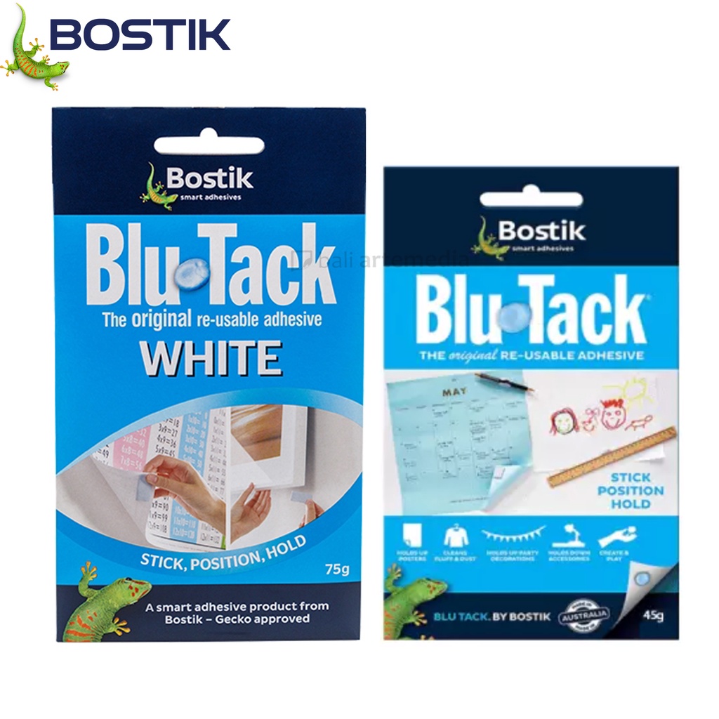 Jual bostik blu tack white 75g