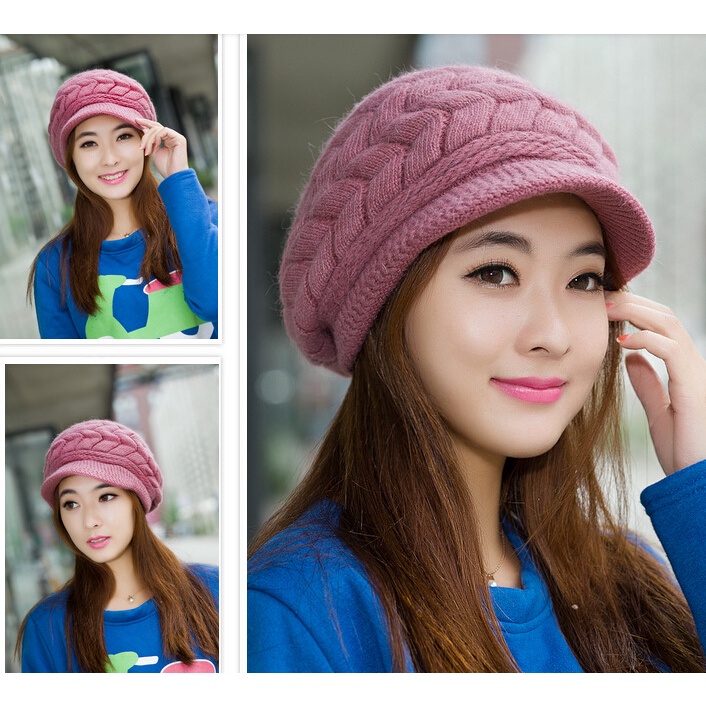Jual Topi Rajut Korean Style Impor Paling Murah | Shopee Indonesia