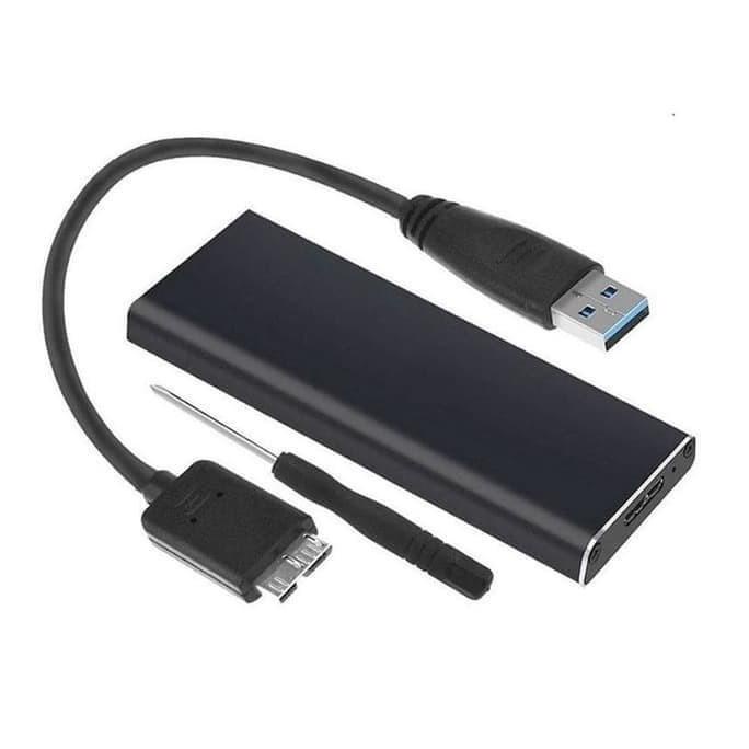 Jual Casing Ssd M Ngff Sata Usb Kabel M Adapter Enclosure Shopee Indonesia