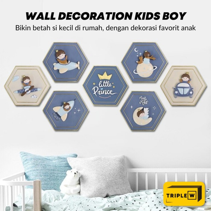 Jual Pajangan Hiasan Kamar Anak Estetik 3D Wall Decoration Hanging Kids ...