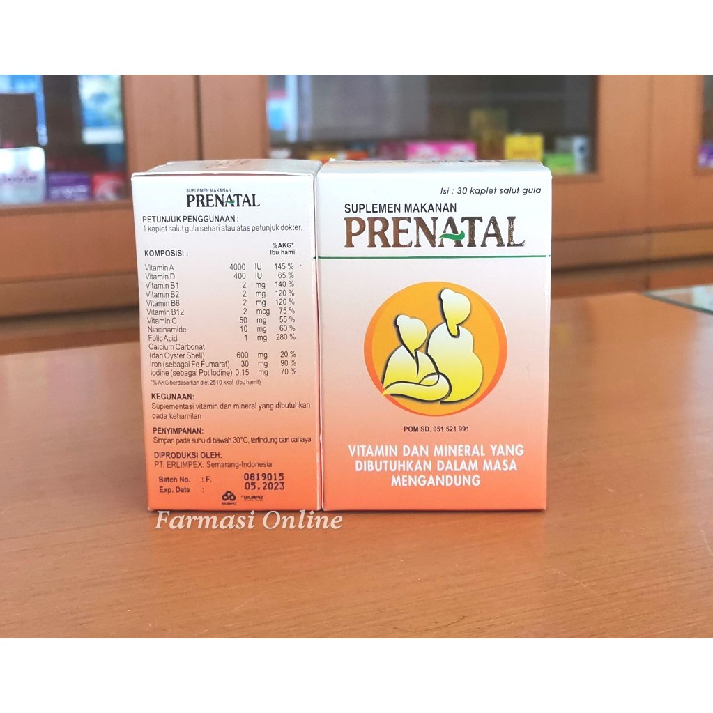 Jual Prenatal Pot 30 Kaplet | Shopee Indonesia