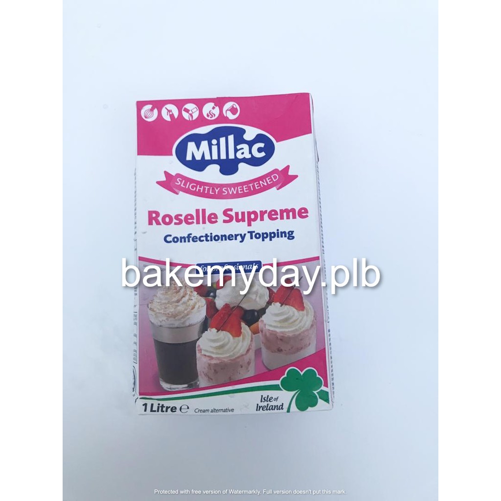 Jual Millac Roselle Supreme Confectionery Topping ( 1L ) | Shopee Indonesia