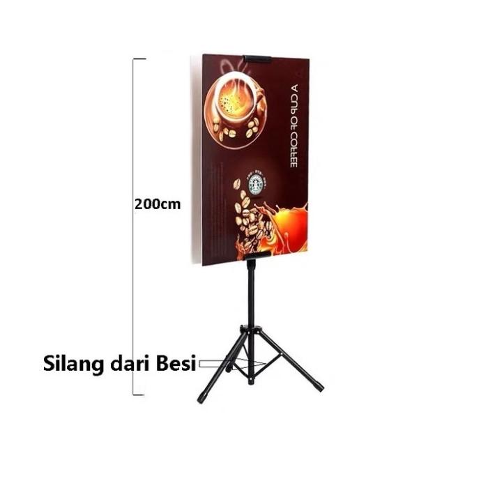 Jual Tripod Stand Banner Display Tiang Iklan Untuk Banner Dan Poster