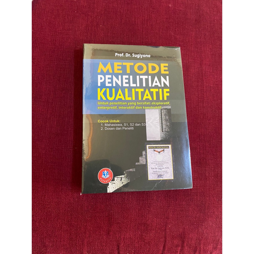 Jual Buku Metode Penelitian Kualitatif - Sugiyono [HARTABUKU] | Shopee ...