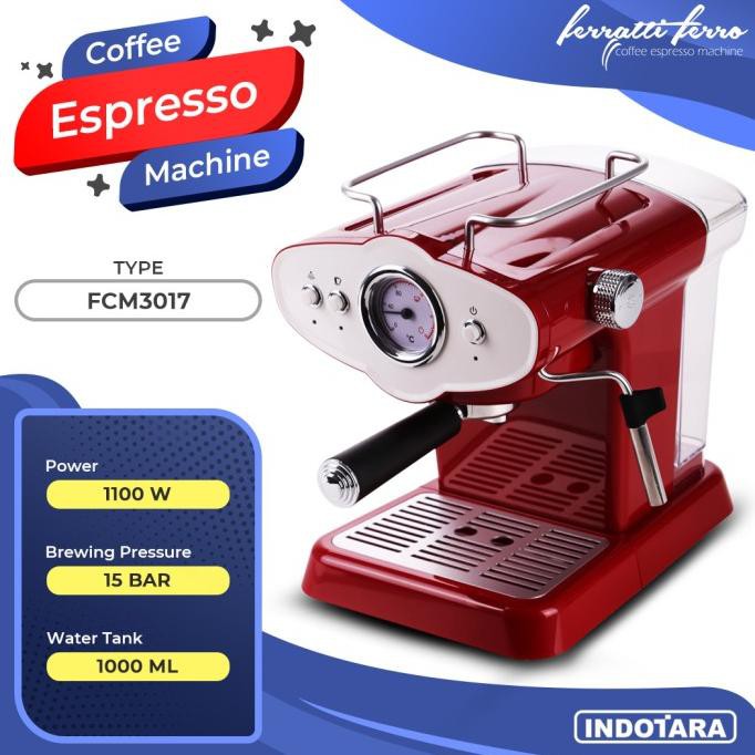 Jual Mesin Kopi Espresso Espresso Machine Ferratti Ferro Fcm