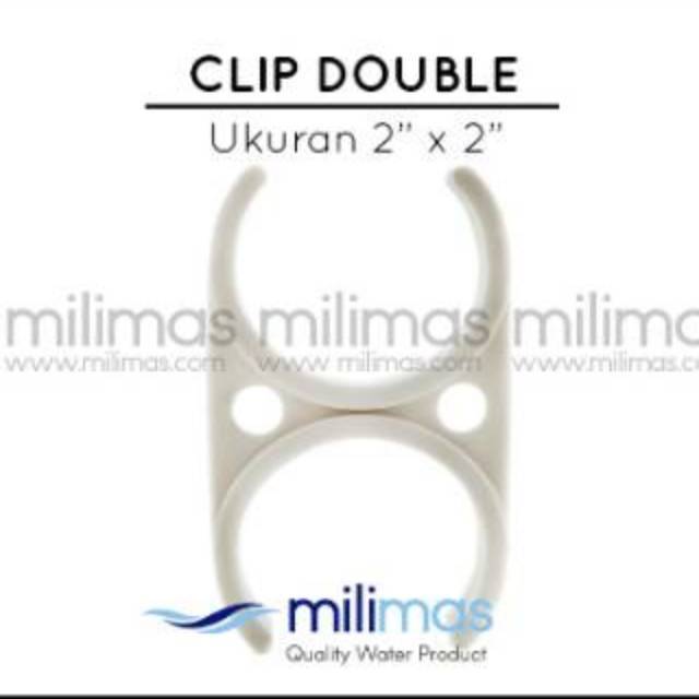 Jual Clip/ Klamp Filter RO Double 2