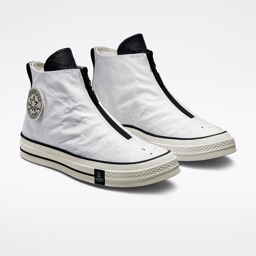Jual Converse x Josh Vides Chuck Taylor 70s High Top White Black Black Original Shopee Indonesia