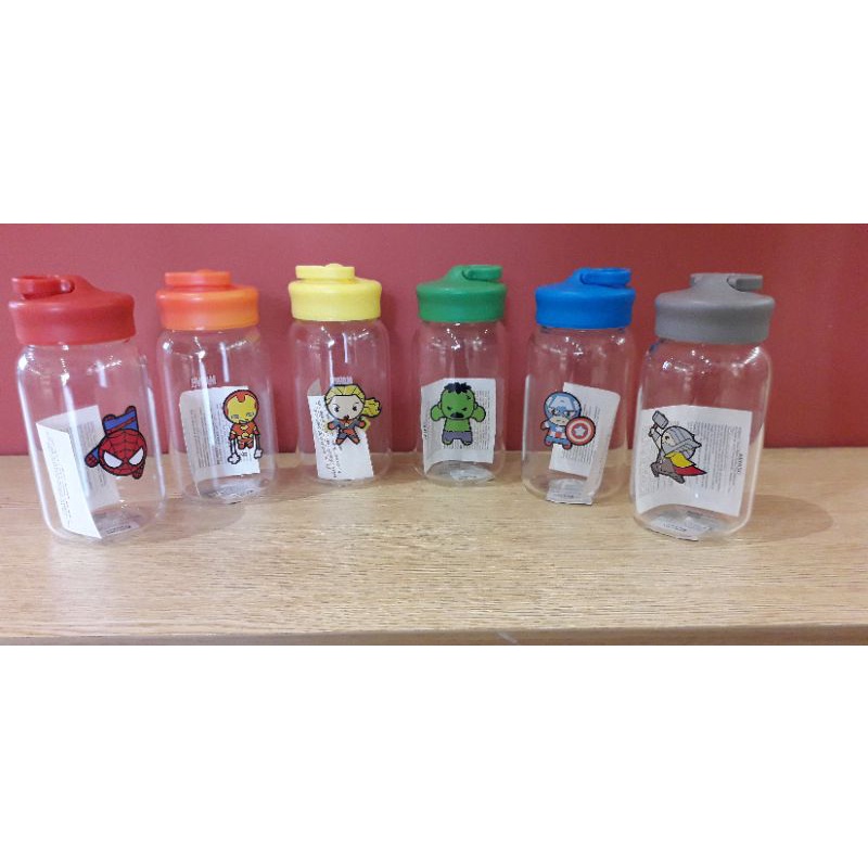 Jual Botol kaca marvel,Glass water bottle, botol marvel | Shopee Indonesia