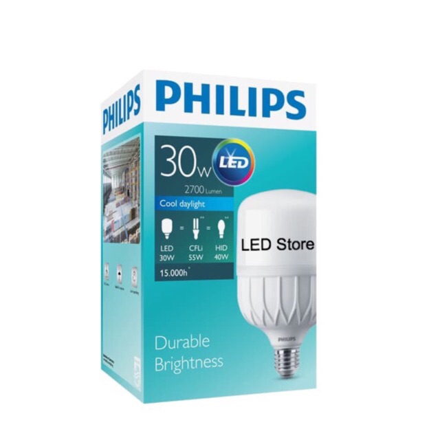 Jual Lampu LED Philips 30W 30Watt 30 W 30 Watt PUTIH (Pengganti 33W ...