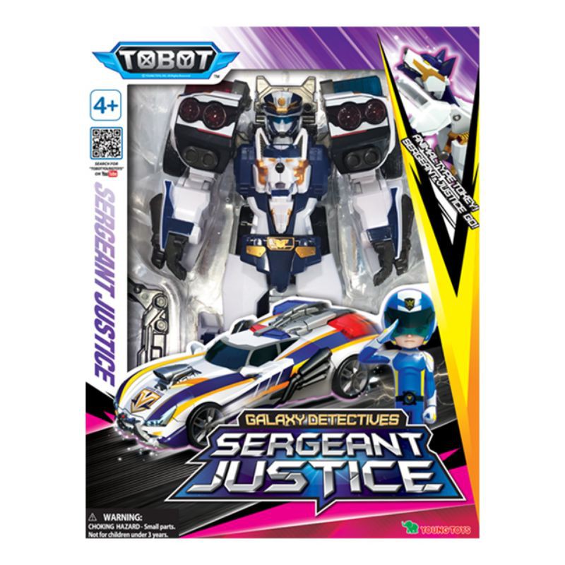 Jual Tobot galaxy detective sergeant justice original youngtoys