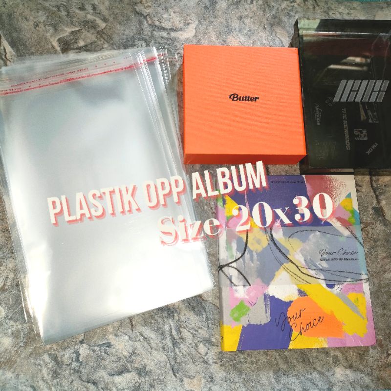 Jual PLASTIK ALBUM OPP TEBAL 35 MICRON SEAL INNER SLEEVE JEWEL ALBUM ...