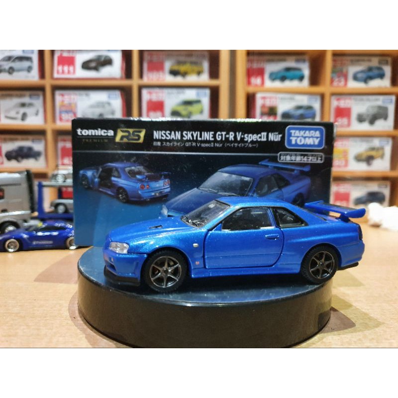 Jual EX kolpri Tomica Premium RS Nissan Skyline GT-R V-Spec II Nur R34 ...
