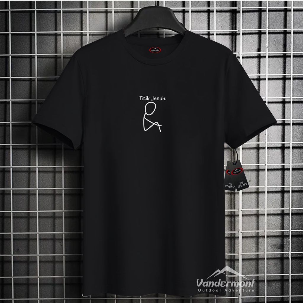 Jual Kaos Distro TITIK JENUH / Kaos Aesthetic / Kaos Simple / Baju