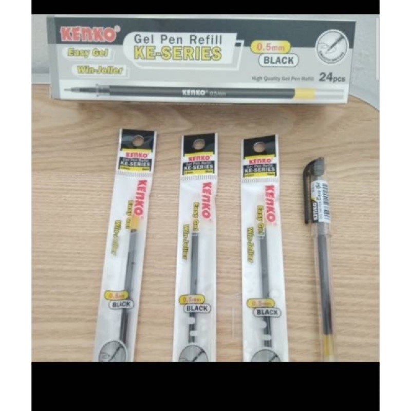 Jual Refill Gel Pen Kenko Ke Series Easy Gel Win Jeller Box Pcs Shopee Indonesia