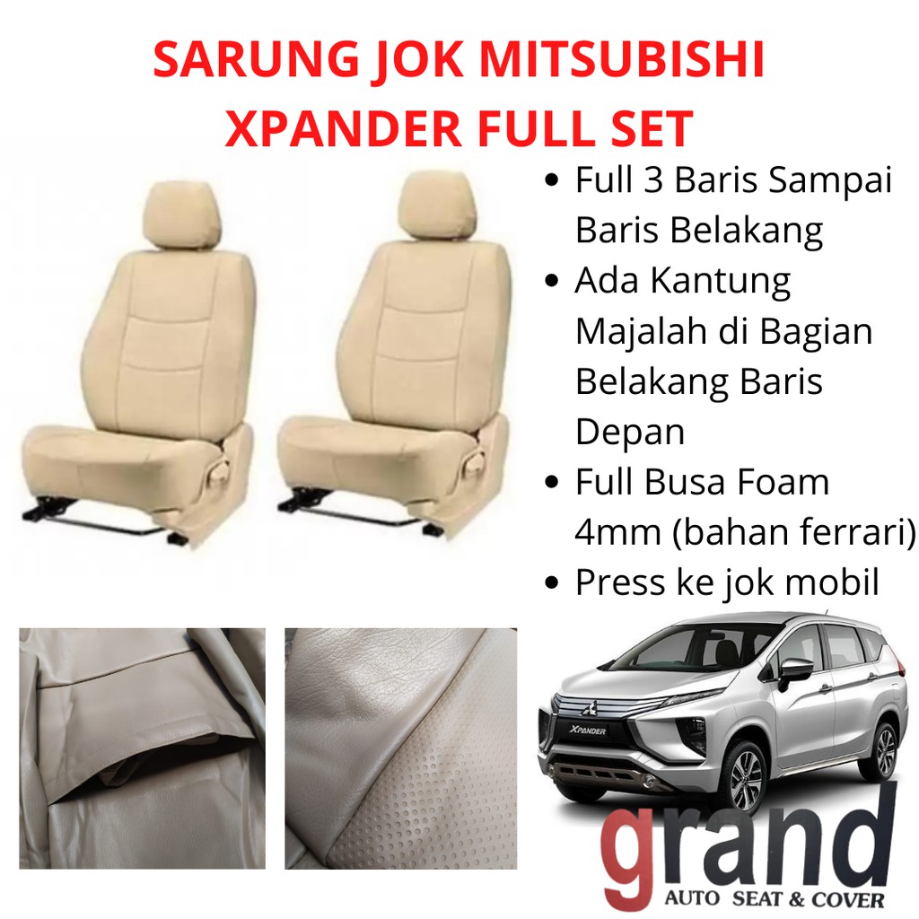 Jual Sarung Jok Cover Jok Mitsubishi Xpander Full Set Grand Original