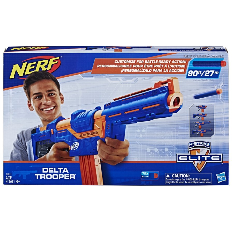 Pistolas Mega Nerf Balas Incluídas Azul, Brinquedo Nerf Usado 49272840