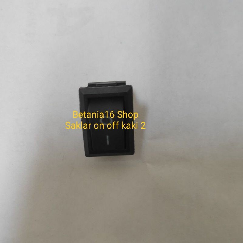 Jual saklar lampu senter rocker switch on - off kaki 2 | Shopee Indonesia