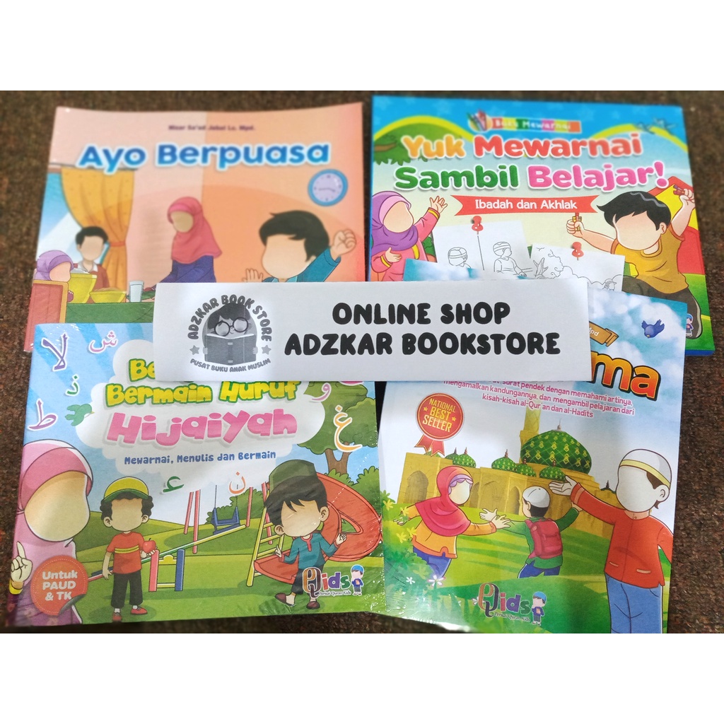 Jual Buku Anak Terlaris Islami BUNDLING PAR 5 AYO BERPUASA, JUZ AMMA ...