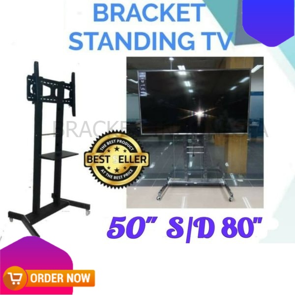 Jual Standing Bracket Tv Tinggi Meter Sampai Inch Super Kokoh