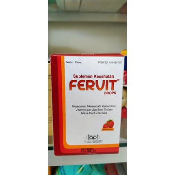 Jual FERVIT DROP 15 ML | Shopee Indonesia
