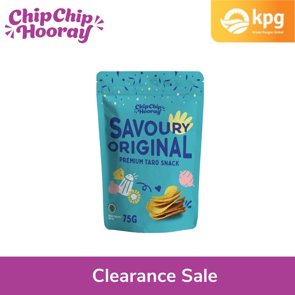 Jual Chip Chip Hooray Premium Taro Snack - Savoury Original - 75gr ...