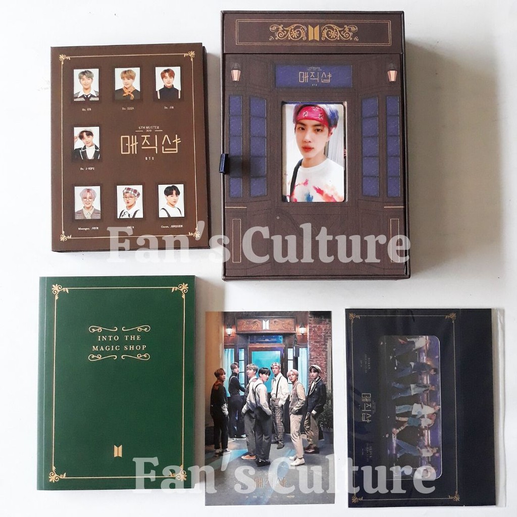 [SHARING] BTS 5th Muster - MAGIC SHOP DVD OUTBOX/DISCS/PHOTOBOOK/POP-UP  BOX/INVITATION CARD