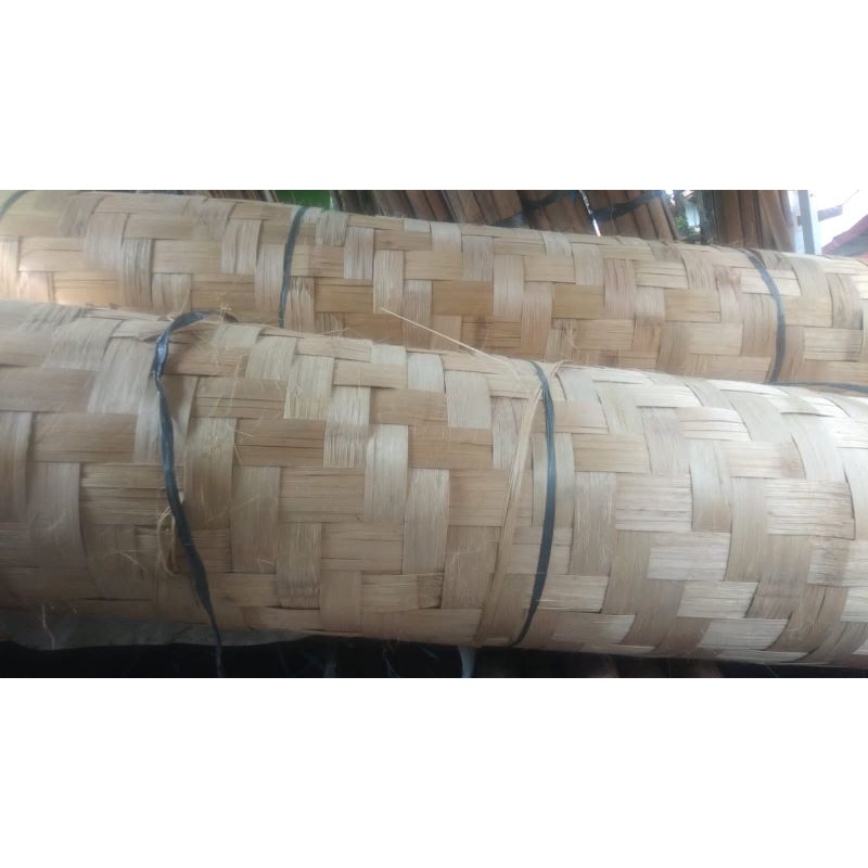 Jual bilik bambu ati bilik bambu anyaman besar ukuran 2x2.5 meter ...