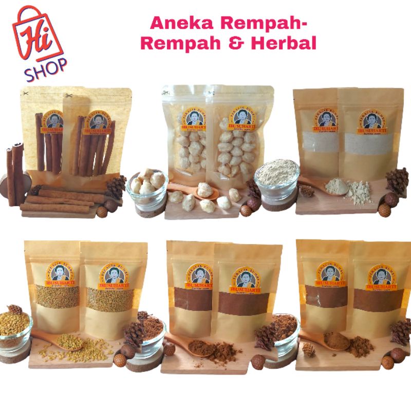 Jual IBU SUHARTI - Aneka Rempah Bumbu Rendang Gulai Kencur Cengkeh ...
