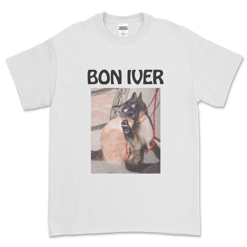 Bon iver 2025 cat shirt