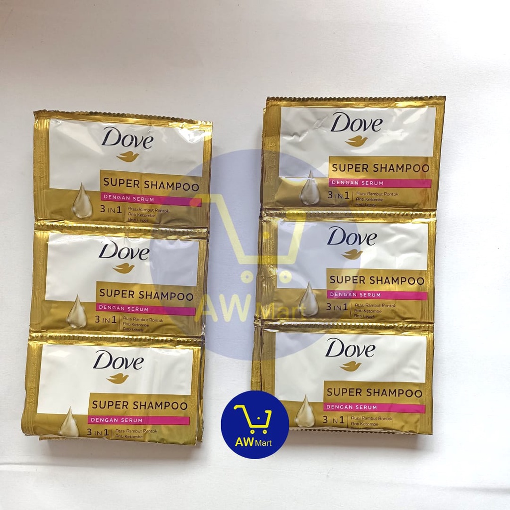 Jual DOVE SHAMPOO 12 SACHET X 9 ML RENCENG - Perawatan Rambut Rusak ...