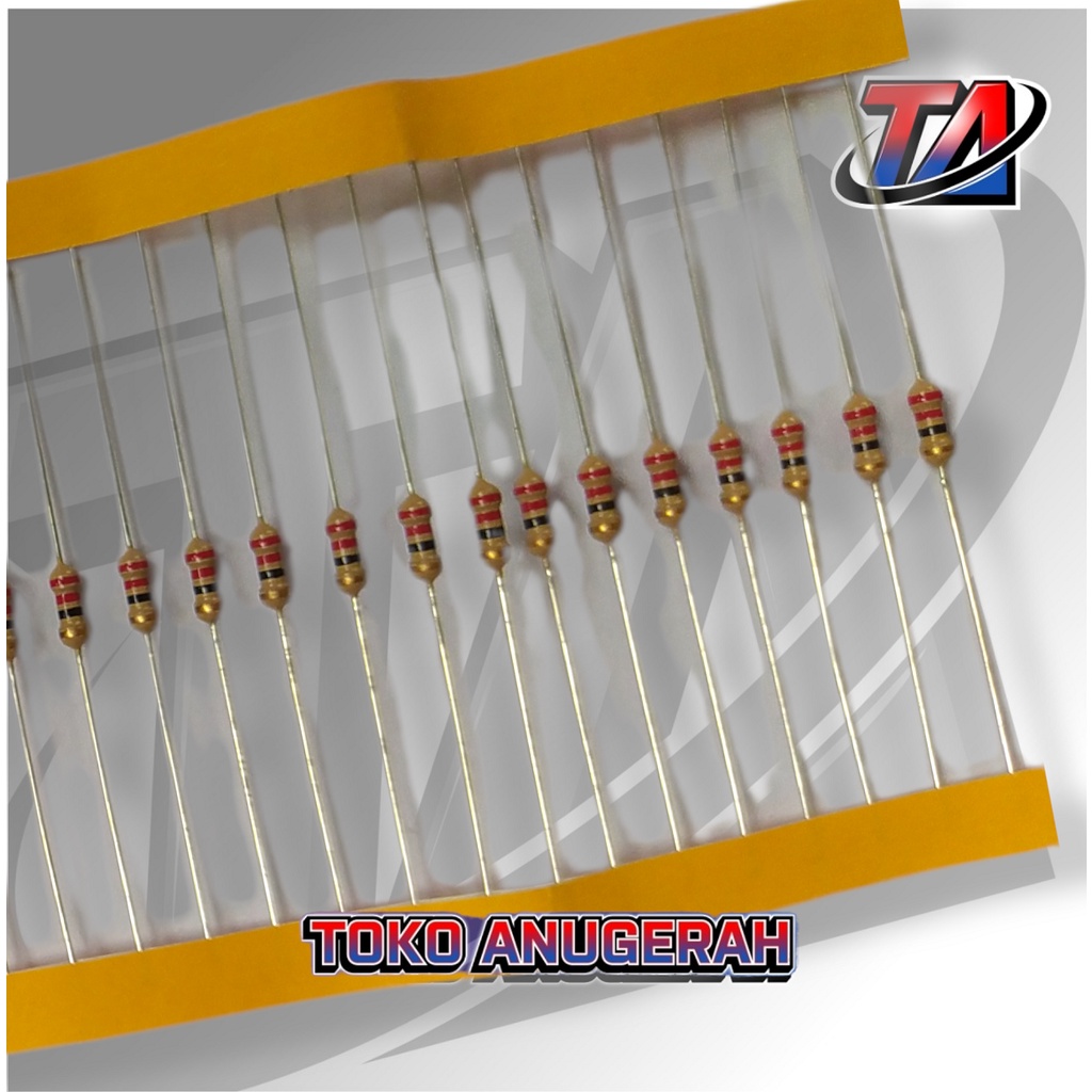 Resistor 2k2 Ohm 1/4watt Per Pack | Indonesia - Foto 4
