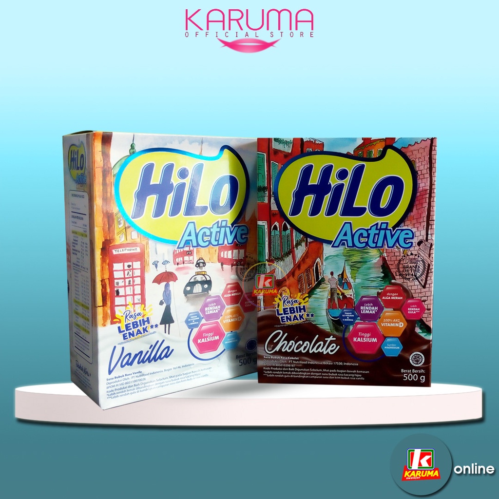 Jual Hilo Active 500gr Hilo Susu Bubuk Rasa Chocolate Original Vanilla 500gr Shopee Indonesia 0233