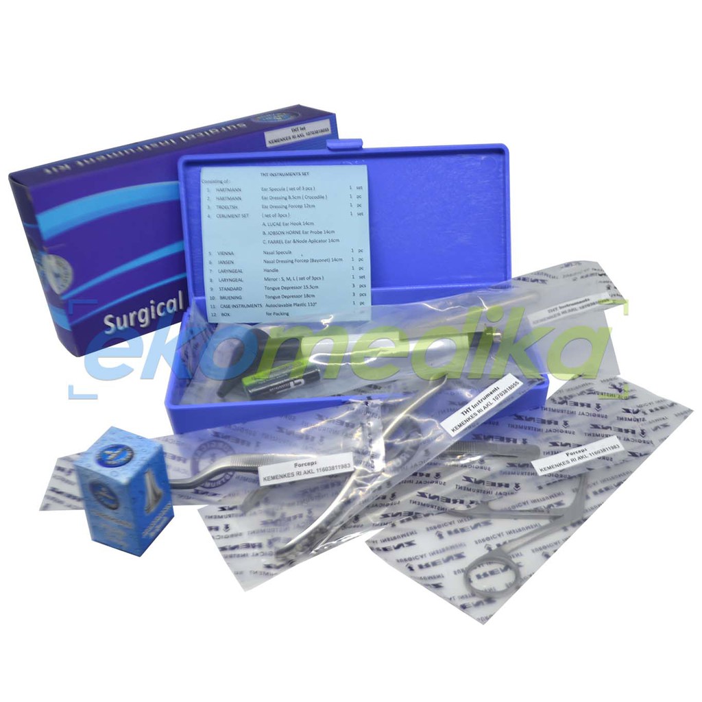 Jual Renz THT Set Stainless Steel Original / THT Instruments Set RENZ ...